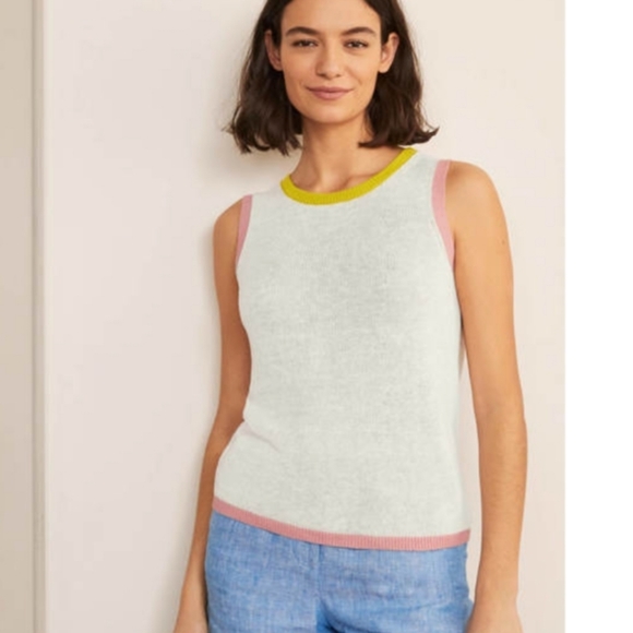 Boden Tops - Boden Linen Vest Top